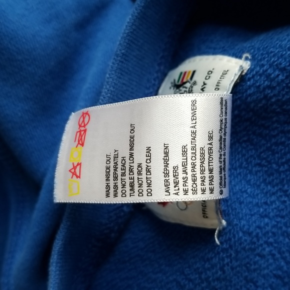 (S) HBC Hudson's Bay Co. Men's Official Canada Olympics Sweatshirt 100% Cotton - Picture 3 of 10